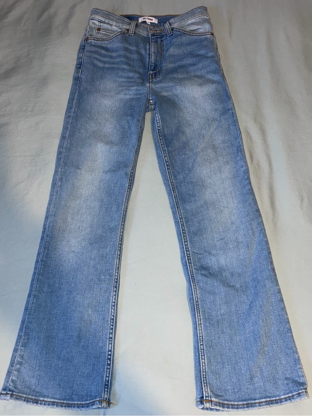 Re/Done 70’s Crop Boot Light Wash Jeans women’s size 25